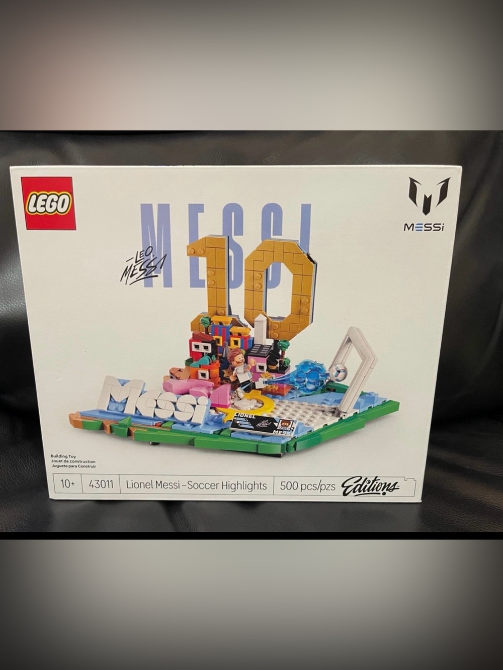 Lionel Messi Soccer Highlights Building Set - Gold & Blue